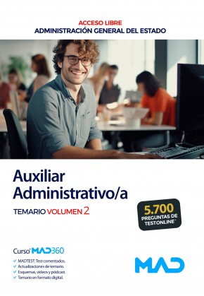 Auxiliar Administrativo/a (acceso libre)