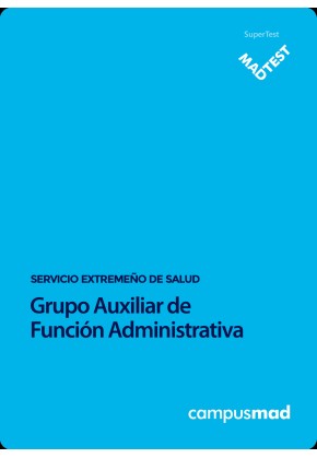 Curso MADTEST Grupo Auxiliar de Función Administrativa del Servicio Extremeño de Salud (SES)