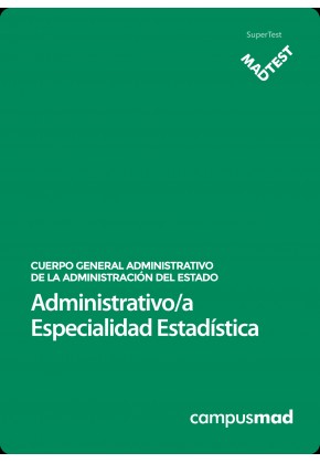 Curso MADTEST Administrativo/a de la Administración del Estado, Especialidad Estadística