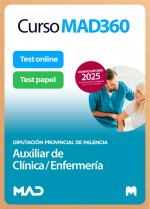 Curso MAD360 Auxiliar de Clínica/Enfermería + Libros Papel