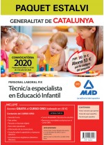 Paquet Estalvi Personal Laboral Fix de Tècnic/a Especialista en Educació Infantil del Departament d’Educació