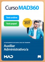 Curso MAD360 Auxiliar Administrativo/a + Libros papel