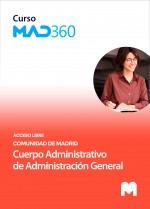 Acceso 12 meses Curso MAD360 Cuerpo de Administrativos de Administración General