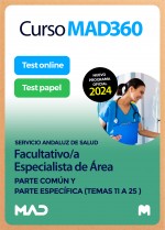 Curso MAD360 Facultativo/a Especialista de Área (parte común y específico) SAS
