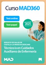 Curso MAD360 Técnico/a en Cuidados Auxiliares de Enfermería + Libros papel