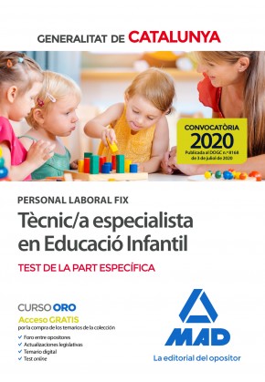 Personal Laboral Fix de Tècnic/a Especialista en Educació Infantil