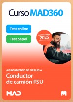 Curso MAD360 Conductor de camión RSU + Libros Papel