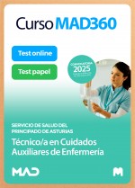 Curso MAD360 Técnico/a en Cuidados Auxiliares de Enfermería + Libros Papel
