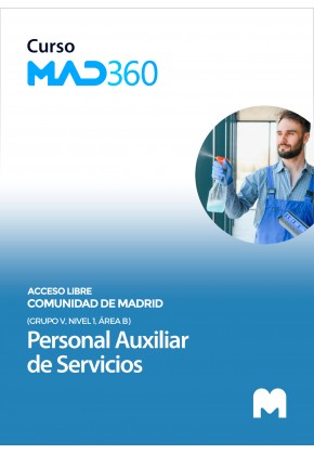 Acceso 12 meses Curso MAD360 Personal Auxiliar de Servicios
