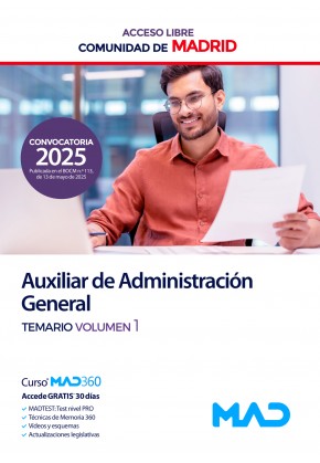 Auxiliar de Administración General (acceso libre)