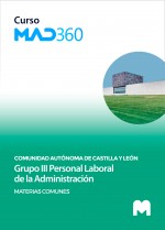 Acceso Curso MAD360 GRUPO III Personal Laboral de la Administración de la Comunidad de Castilla y León