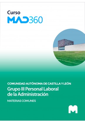 Acceso Curso MAD360 GRUPO III Personal Laboral de la Administración de la Comunidad de Castilla y León