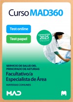 Curso MAD360 Facultativo Especialista de Área (parte general) + Libros Papel