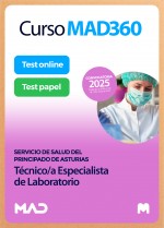 Curso MAD360 Técnico/a Especialista de Laboratorio + Libros Papel