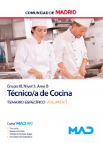 Técnico de Cocina (Grupo III, Nivel 5, Área B)