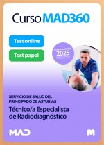 Curso MAD360 Técnico/a Especialista de Radiodiagnóstico + Libros Papel