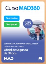Curso MAD360 Oficial de Segunda de Oficios + Libros Papel
