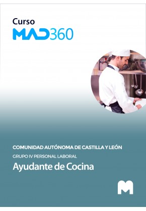 Acceso 12 meses Curso MAD360 Ayudante de Cocina