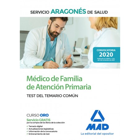 Médico de Familia de Atención Primaria del Servicio Aragonés de Salud (SALUD-Aragón)