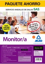 Paquete Ahorro y Test online GRATIS Monitor/a del Servicio Andaluz de Salud