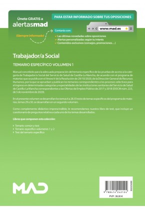 Trabajador/a Social del Servicio de Salud de Castilla-La Mancha (SESCAM)