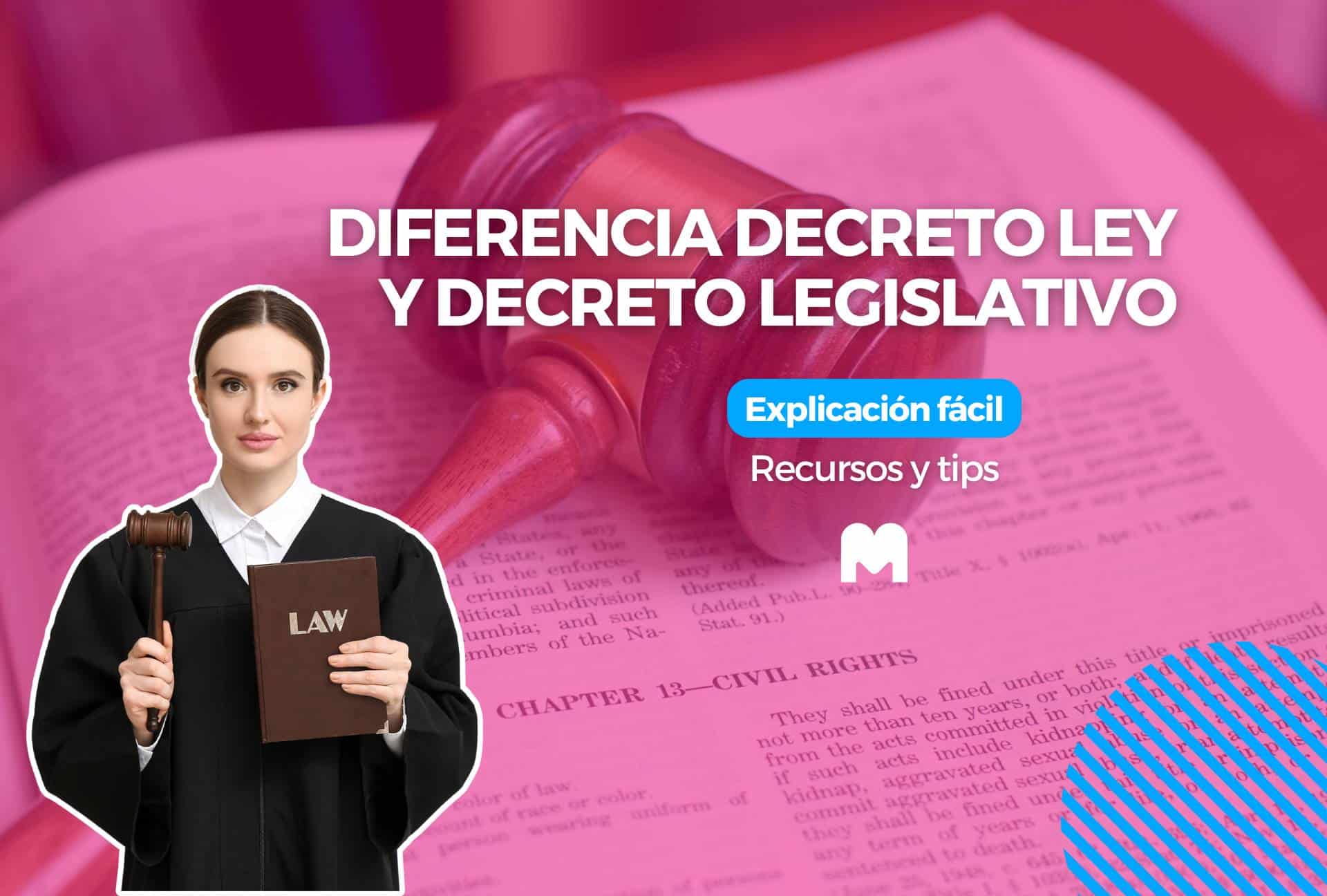 Diferencia decreto ley y decreto legislativo: explicación fácil