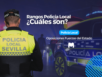 rangos e insignias en la policia local