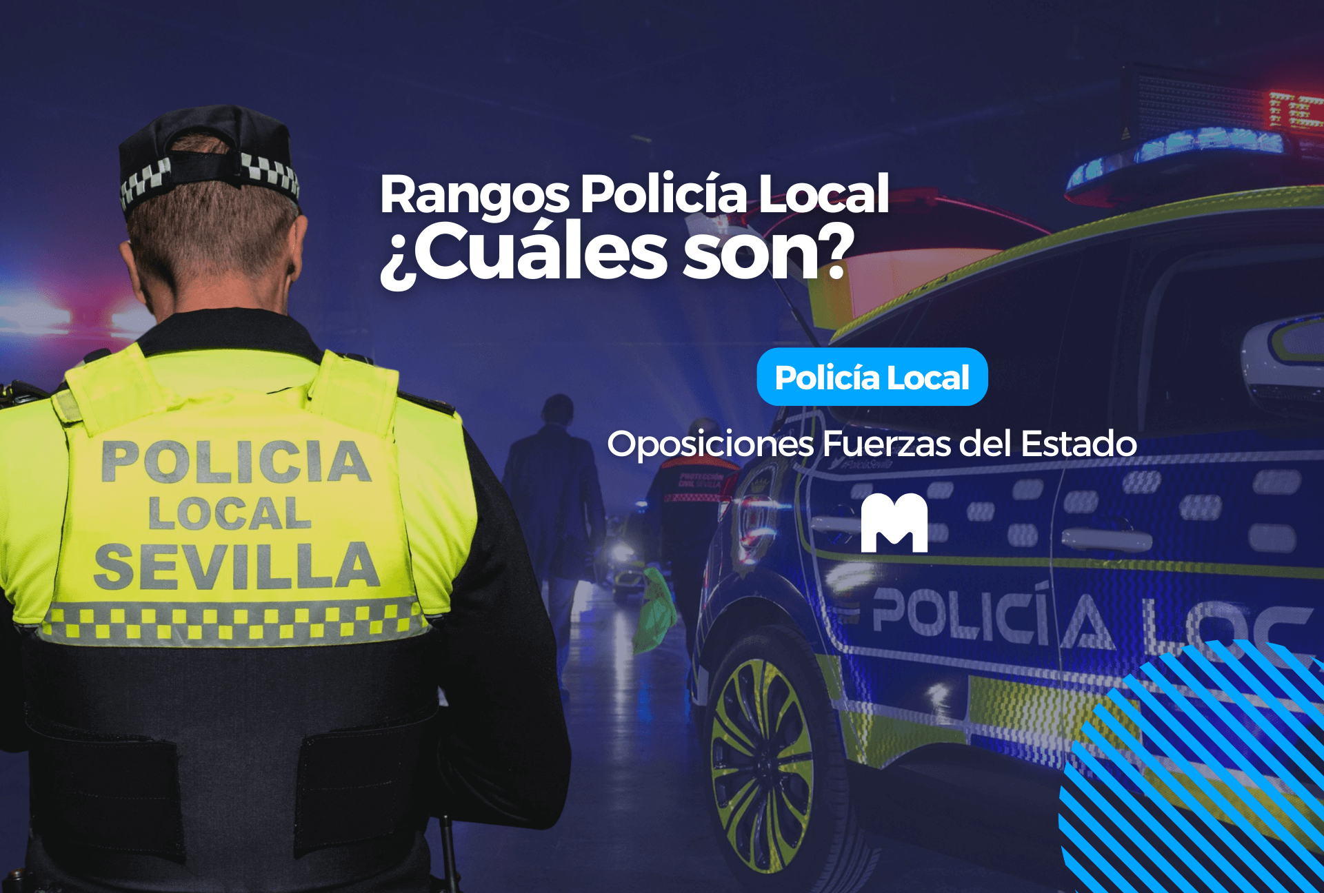 rangos e insignias en la policia local