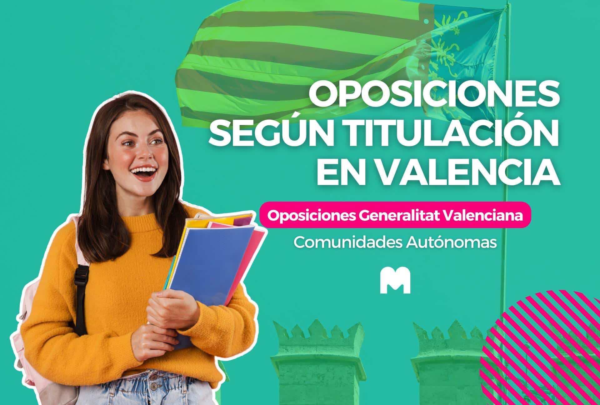 Actualmente, las oposiciones según titulación en Valencia incluyen oportunidades para personas con ESO, Bachillerato, FP2, Grado Superior o estudios universitarios.