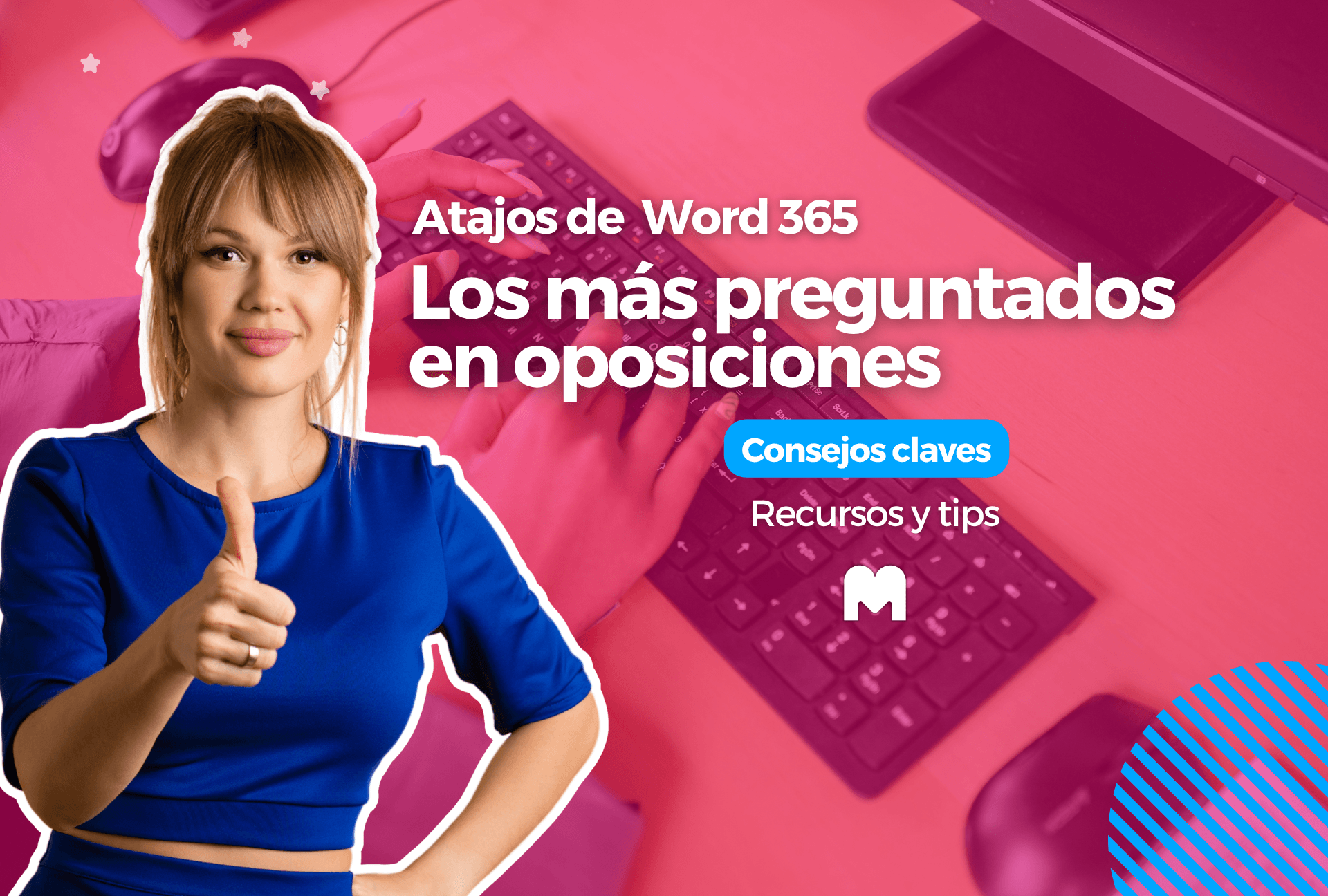 atajos e teclado oposiciones word 365