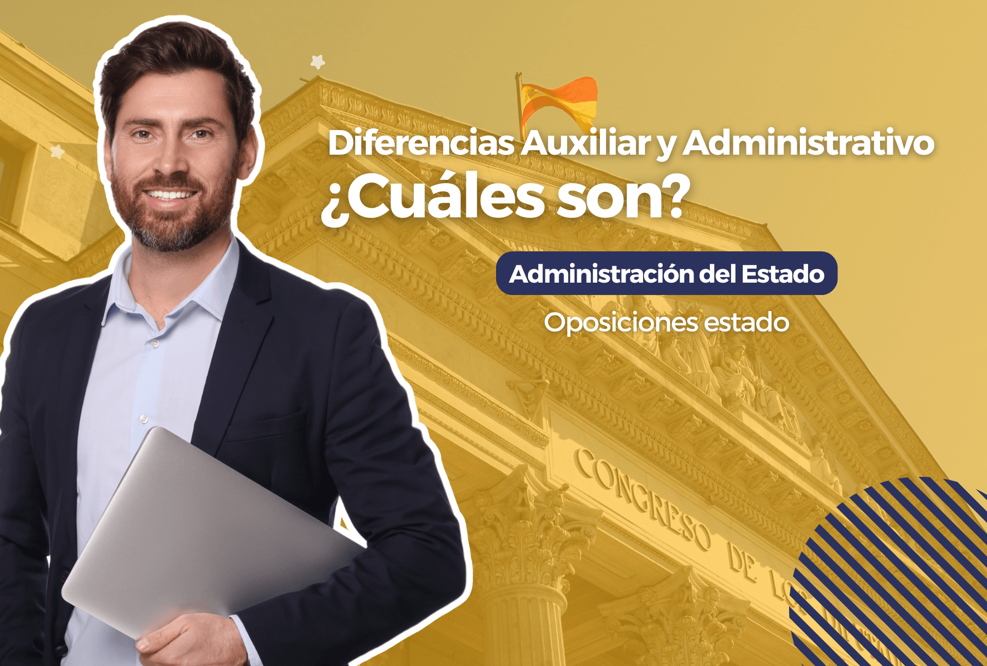 diferencias auxiliar administrativo estado