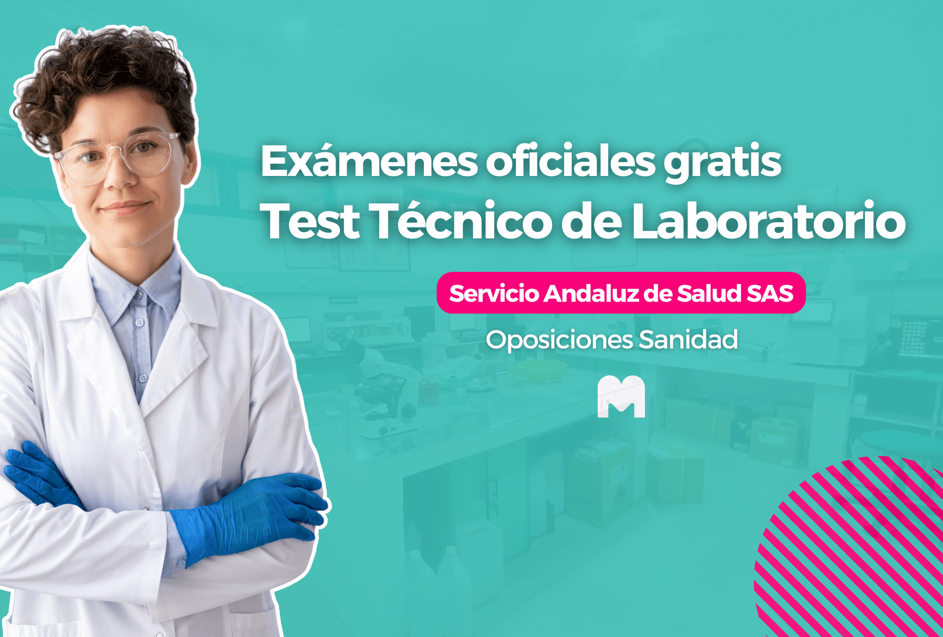 Examen de Técnico de Laboratorio del SAS de años anteriores con plantilla de respuestas.