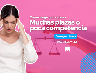 plazas o poca competencia